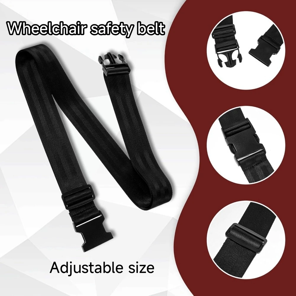 Thickened Wheelchair Seat Belt, Adjustable, Non-Slip for Adults
Thickened Wheelchair Seat Belt, Adjustable, Non-Slip for Adults