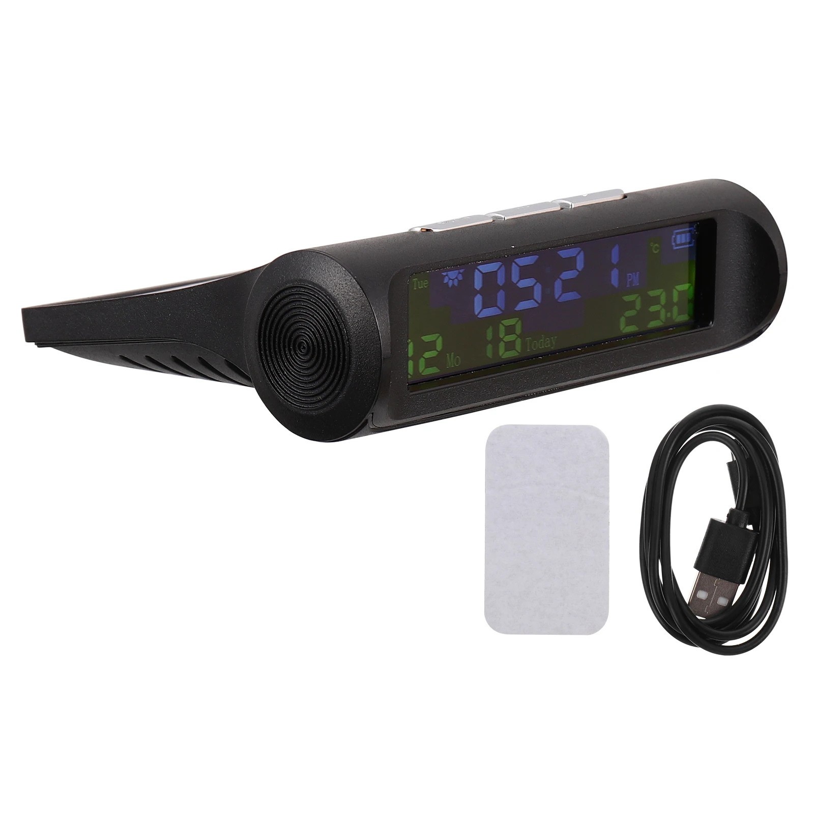 Solar Car Clock Auto Digital Watch Mini Abs Dashboard Electronic Calendar Thermometer Car Internal Parts
Solar Car Clock Auto Digital Watch Mini Abs Dashboard Electronic Calendar Thermometer Car Internal Parts