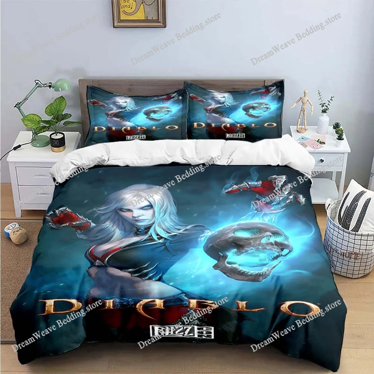 3D Fashion Games D-Diablo Print Bedding Sets Exquisite Bed Supplies Set Duvet Cover Bed Comforter Set Bedding Set Luxury Gift
3D Fashion Games D-Diablo Print Bedding Sets Exquisite Bed Supplies Set Duvet Cover Bed Comforter Set Bedding Set Luxury Gift