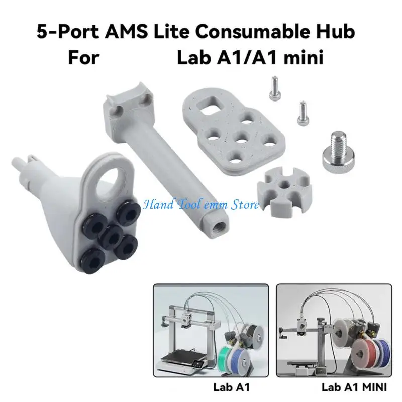H37F 5Port Hub For Lab A1MINI V2 3D Printer Enhances Printing Efficiency Stability
H37F 5Port Hub For Lab A1MINI V2 3D Printer Enhances Printing Efficiency Stability