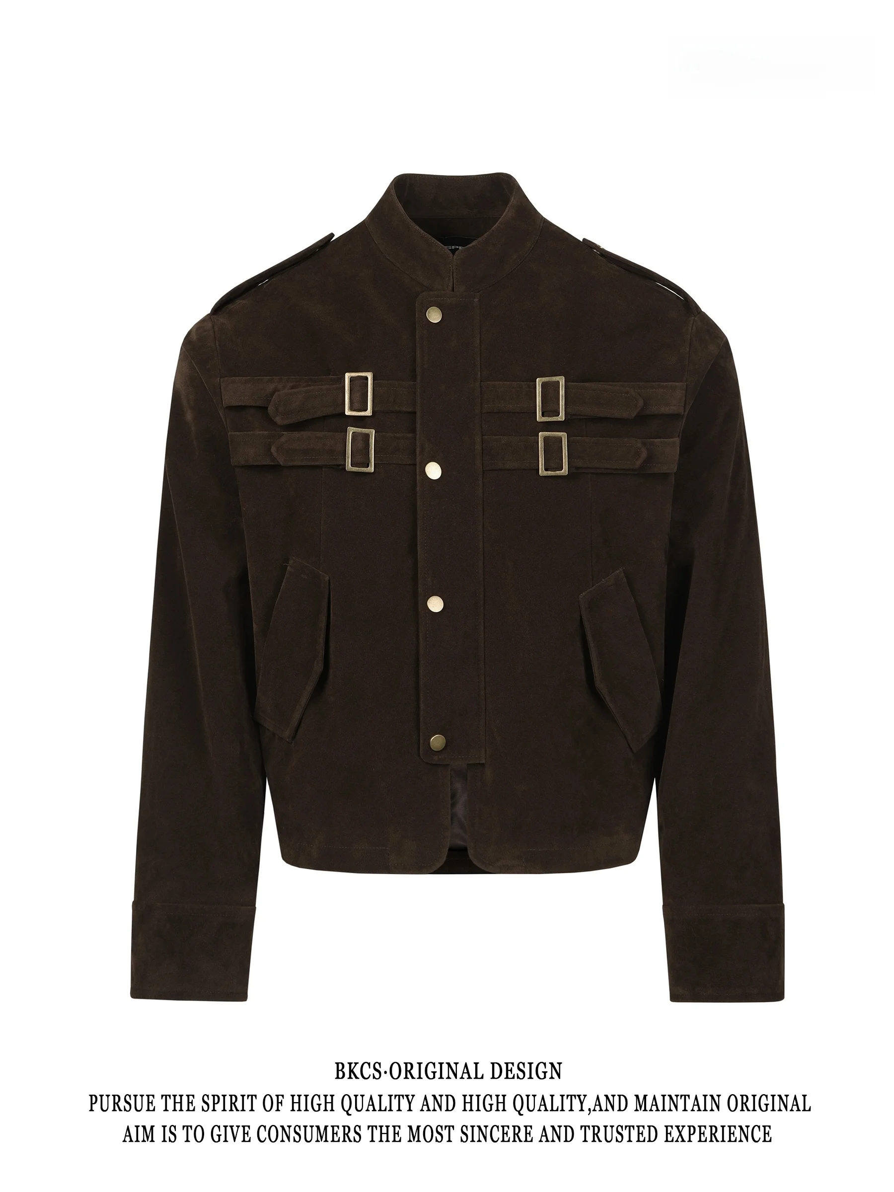 Cleanfit Splicing Design Suede Jaet Свободная верхняя одежда ранней осени BKCS American Sle Long Sve на молнии
Cleanfit Splicing Design Suede Jaet Свободная верхняя одежда ранней осени BKCS American Sle Long Sve на молнии