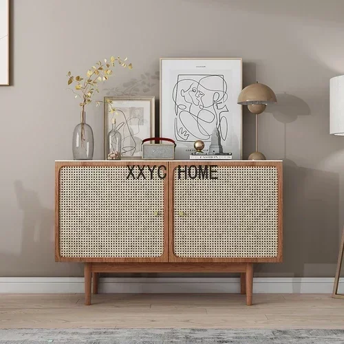 Nordic Solid Wood Sideboard Japanese Rattan Storage Simple Modern Entrance Cabinet
Nordic Solid Wood Sideboard Japanese Rattan Storage Simple Modern Entrance Cabinet