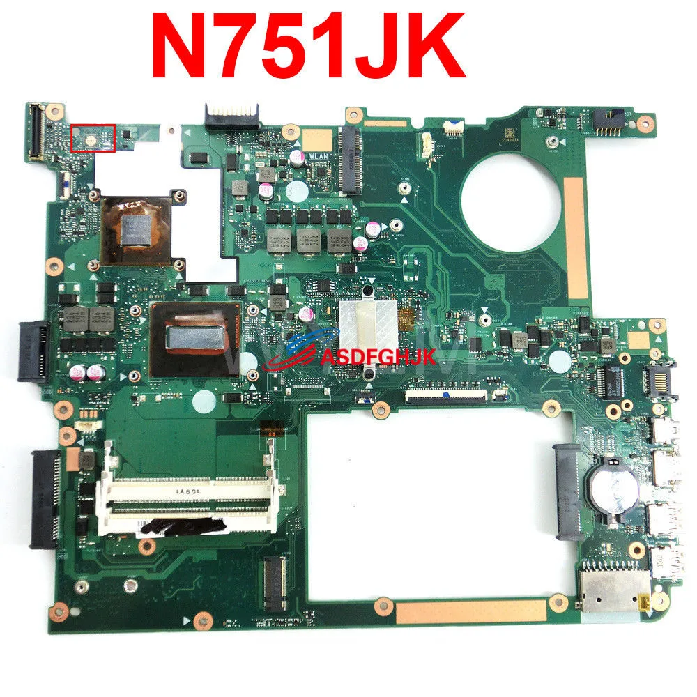 N751JK Материнская плата для ноутбука ASUS N751JK N751J N751 Материнская плата I7-4710HQ GTX850M 100% TESED OK
N751JK Материнская плата для ноутбука ASUS N751JK N751J N751 Материнская плата I7-4710HQ GTX850M 100% TESED OK