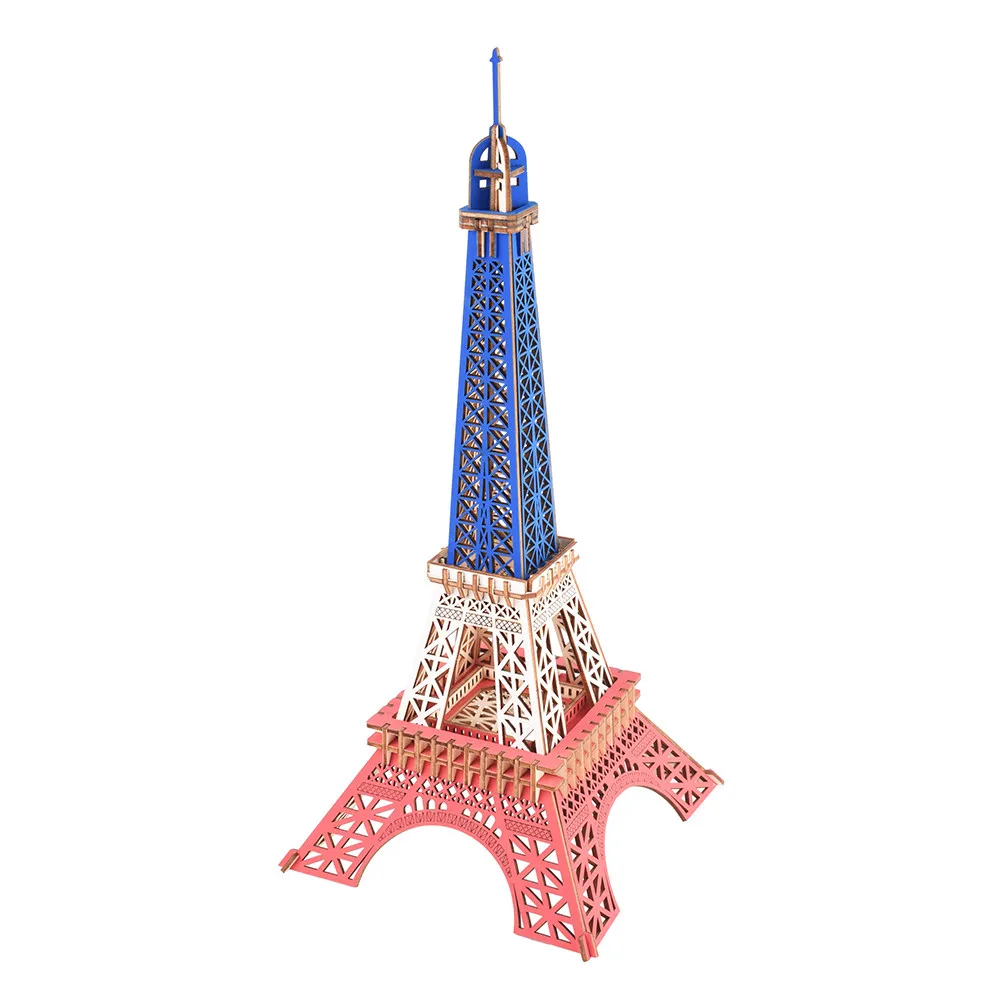 Tricolor Eiffel Tower Wooden 3D Puzzle Educational DIY Children Puzzle for Confidence Creativity and Cognitive Development
Tricolor Eiffel Tower Wooden 3D Puzzle Educational DIY Children Puzzle for Confidence Creativity and Cognitive Development