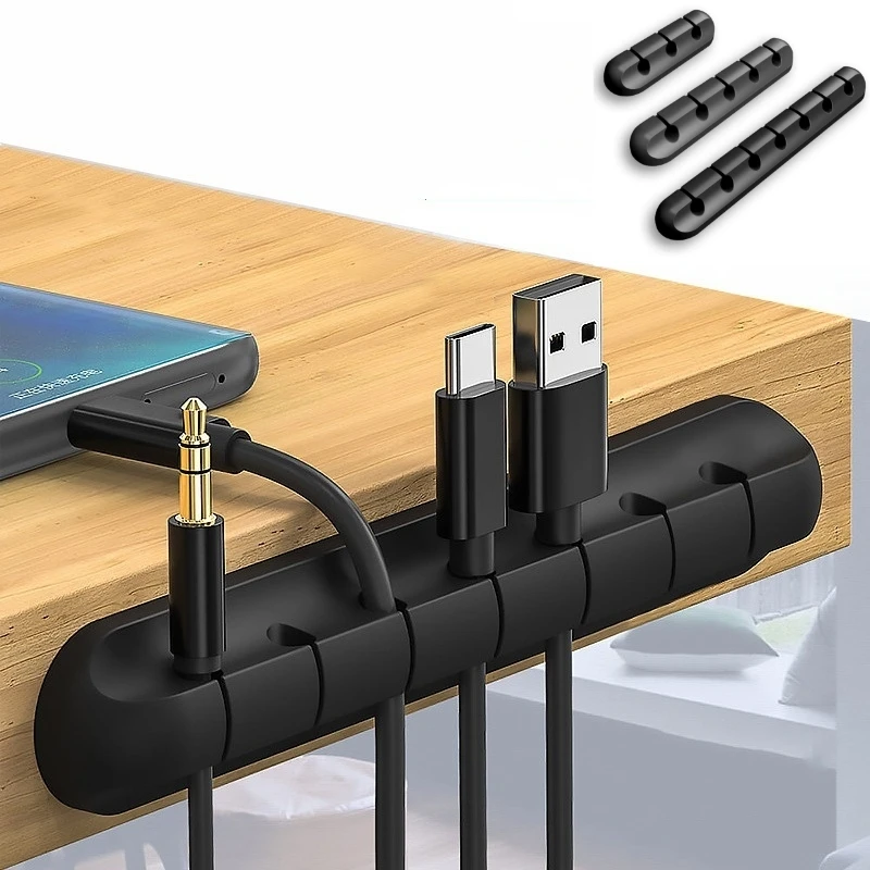 Cable Organizer Silicone USB Cable Winder Desktop Tidy Management Clips Cable Holder for Mouse Headphone Wire Organizer
Cable Organizer Silicone USB Cable Winder Desktop Tidy Management Clips Cable Holder for Mouse Headphone Wire Organizer