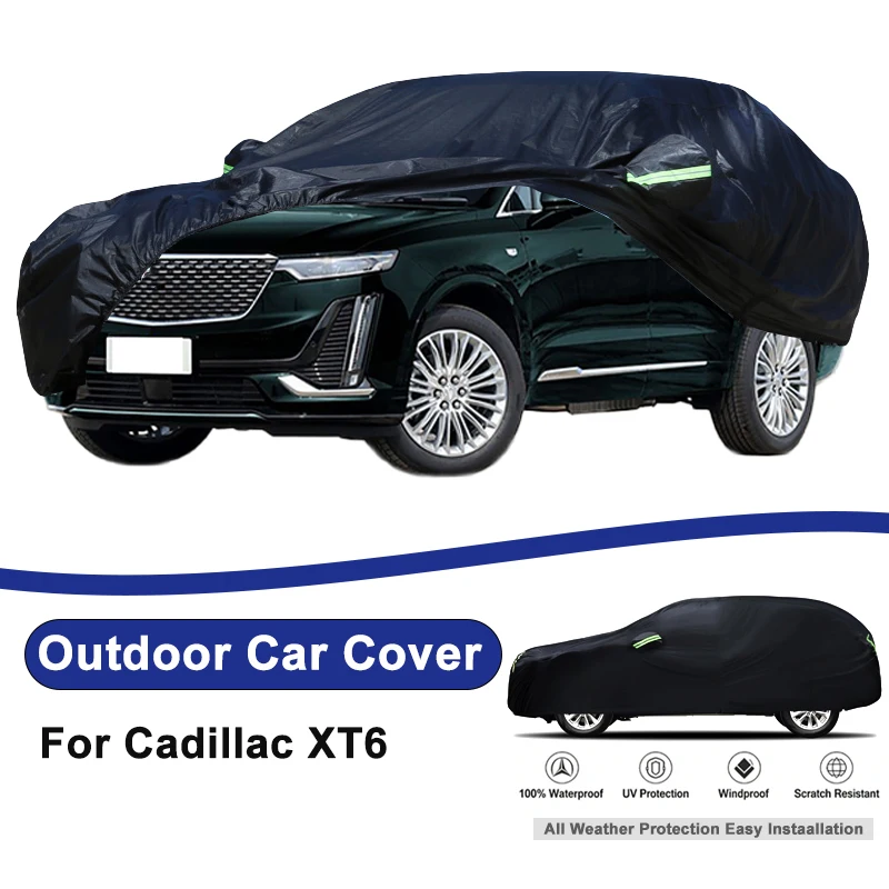 Outdoor Full Car Cover For Cadillac XT6 with Reflective Strips Waterproof Snowproof Dustproof UV Protection Auto Accessory
Outdoor Full Car Cover For Cadillac XT6 with Reflective Strips Waterproof Snowproof Dustproof UV Protection Auto Accessory