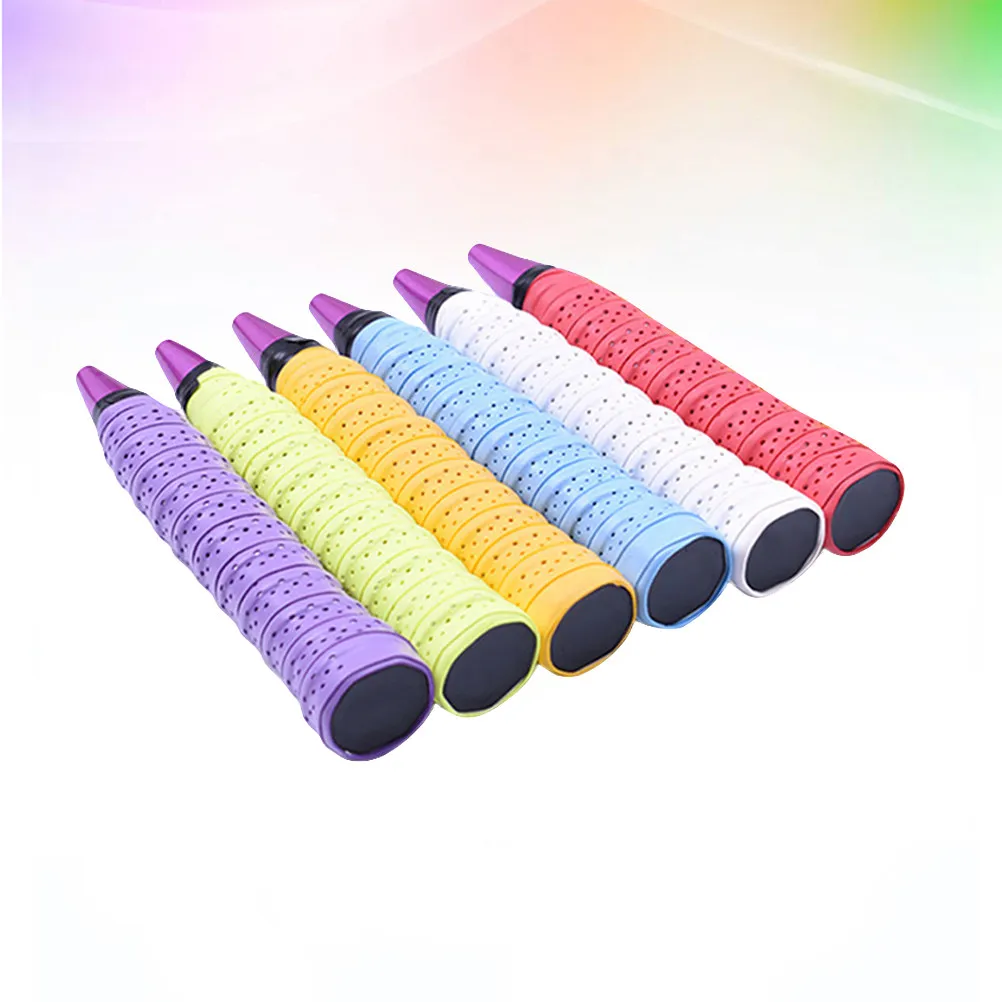 6Pcs Sweatband Absorbent Over Grip Tape Anti-Slip Breathable Tennis Badminton Racket Accessories Exercise Supplies Sports Gear
6Pcs Sweatband Absorbent Over Grip Tape Anti-Slip Breathable Tennis Badminton Racket Accessories Exercise Supplies Sports Gear