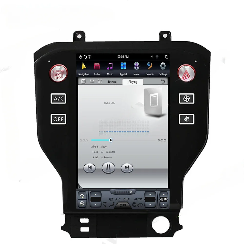 ZWNAV Android 9 64GB PX6 Tesla Style Car Radio GPS Navigation For Ford Mustang 2015-2020 Car 2K HD Touch Screen Player
ZWNAV Android 9 64GB PX6 Tesla Style Car Radio GPS Navigation For Ford Mustang 2015-2020 Car 2K HD Touch Screen Player