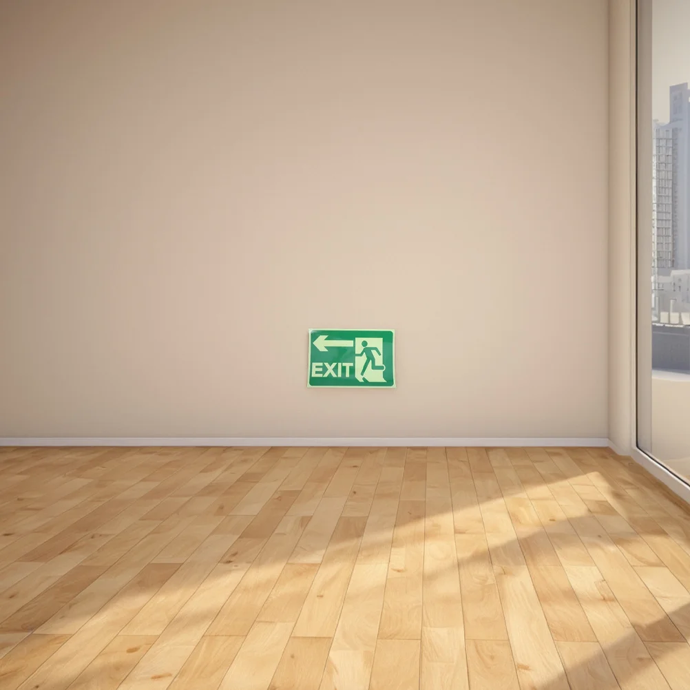 4Pcs Luminous Safety Decals Glow in Dark Exit Stickers Self-Adhesive Indoor Outdoor Emergency Evacuation Guide
4Pcs Luminous Safety Decals Glow in Dark Exit Stickers Self-Adhesive Indoor Outdoor Emergency Evacuation Guide