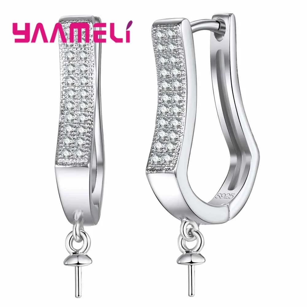 Geometric Design 925 Sterling Silver Women Hoop Earrings Components Cubic Zircon Handmake DIY Jewelry Accessories
Geometric Design 925 Sterling Silver Women Hoop Earrings Components Cubic Zircon Handmake DIY Jewelry Accessories