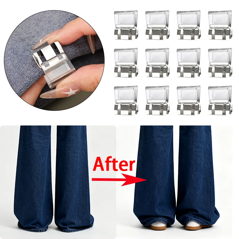 1-20pcs Non-slip Pants Edge Clip Anti-trouser Legs Sliding Edge Buckle for Anti-drag Pants Hem Fixing Device Seam-free Hidden
1-20pcs Non-slip Pants Edge Clip Anti-trouser Legs Sliding Edge Buckle for Anti-drag Pants Hem Fixing Device Seam-free Hidden