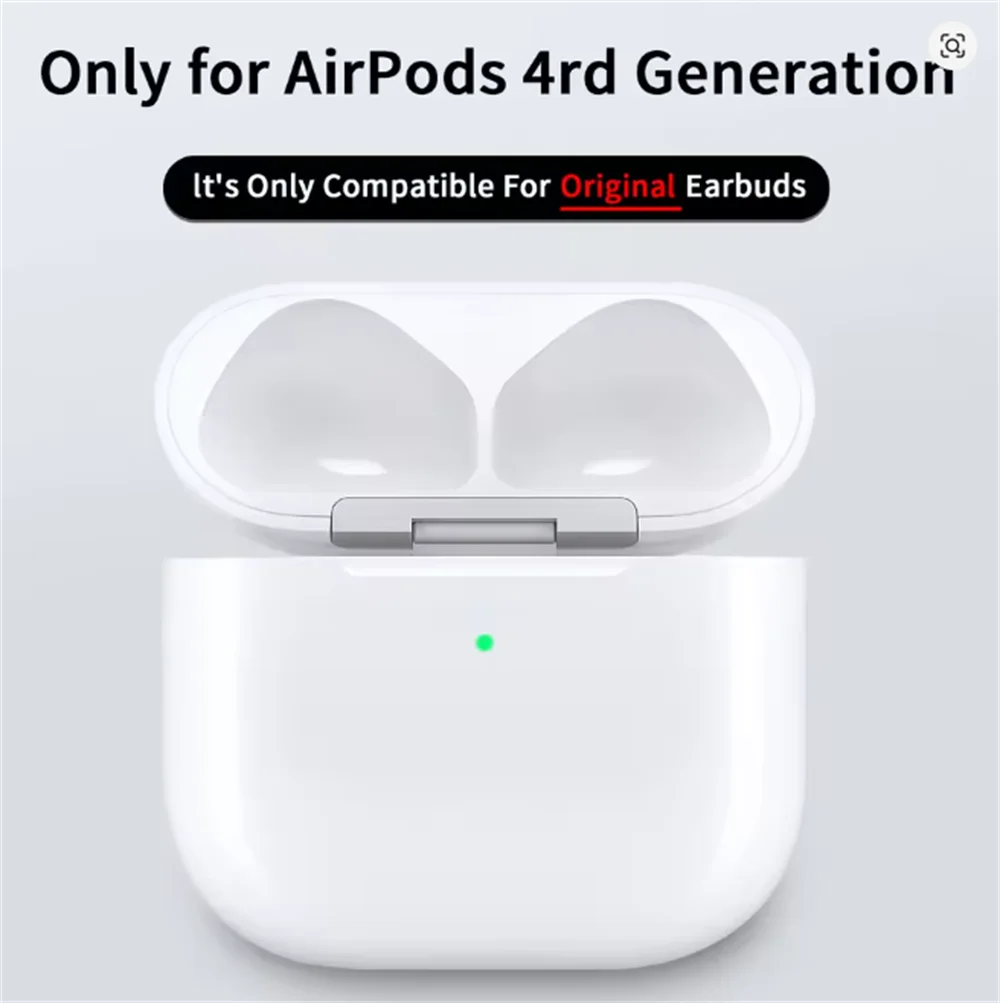 Wireless Charging Case Compatible Bluetooth For Airpods 4 Built-in 600mAh Battery Capacity Charging Box With LED Indicator Light
Wireless Charging Case Compatible Bluetooth For Airpods 4 Built-in 600mAh Battery Capacity Charging Box With LED Indicator Light
