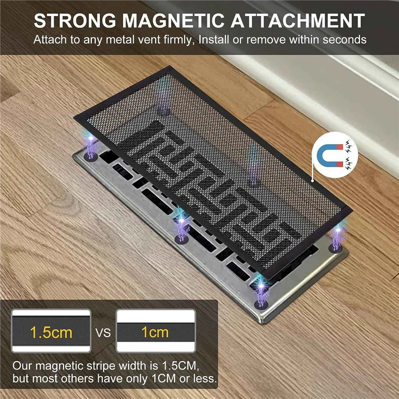 A76K Floor Register Vent Cover DIY Floor Register Vent Cover 400X300mm Floor Register Trap AC Air Vent Screen Mesh
A76K Floor Register Vent Cover DIY Floor Register Vent Cover 400X300mm Floor Register Trap AC Air Vent Screen Mesh