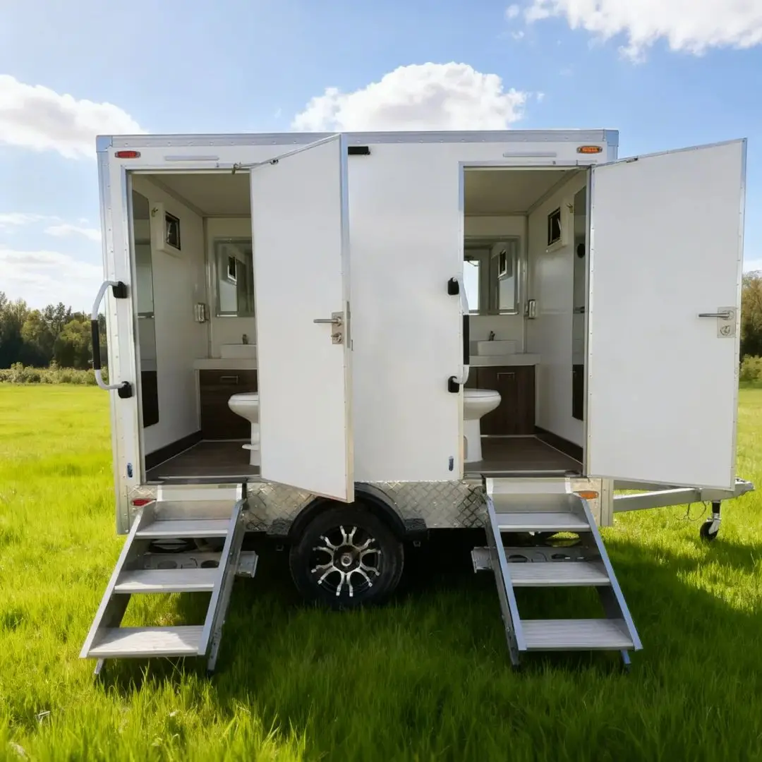Customized Stainless Steel Outdoor Mobile Toilet Dual Compartment Environmental Friendly Public Restroom for Scenic Spots
Customized Stainless Steel Outdoor Mobile Toilet Dual Compartment Environmental Friendly Public Restroom for Scenic Spots