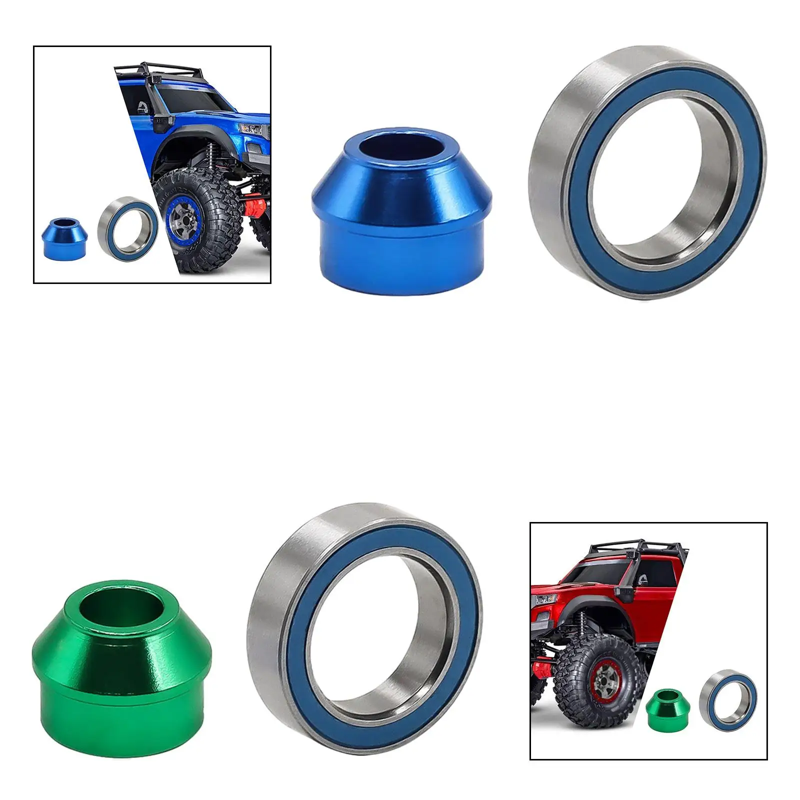 Aluminum Bearing Adapter Easy Installation Wearproof Rust Resistant Universal High Performance RC Component Replace Parts
Aluminum Bearing Adapter Easy Installation Wearproof Rust Resistant Universal High Performance RC Component Replace Parts