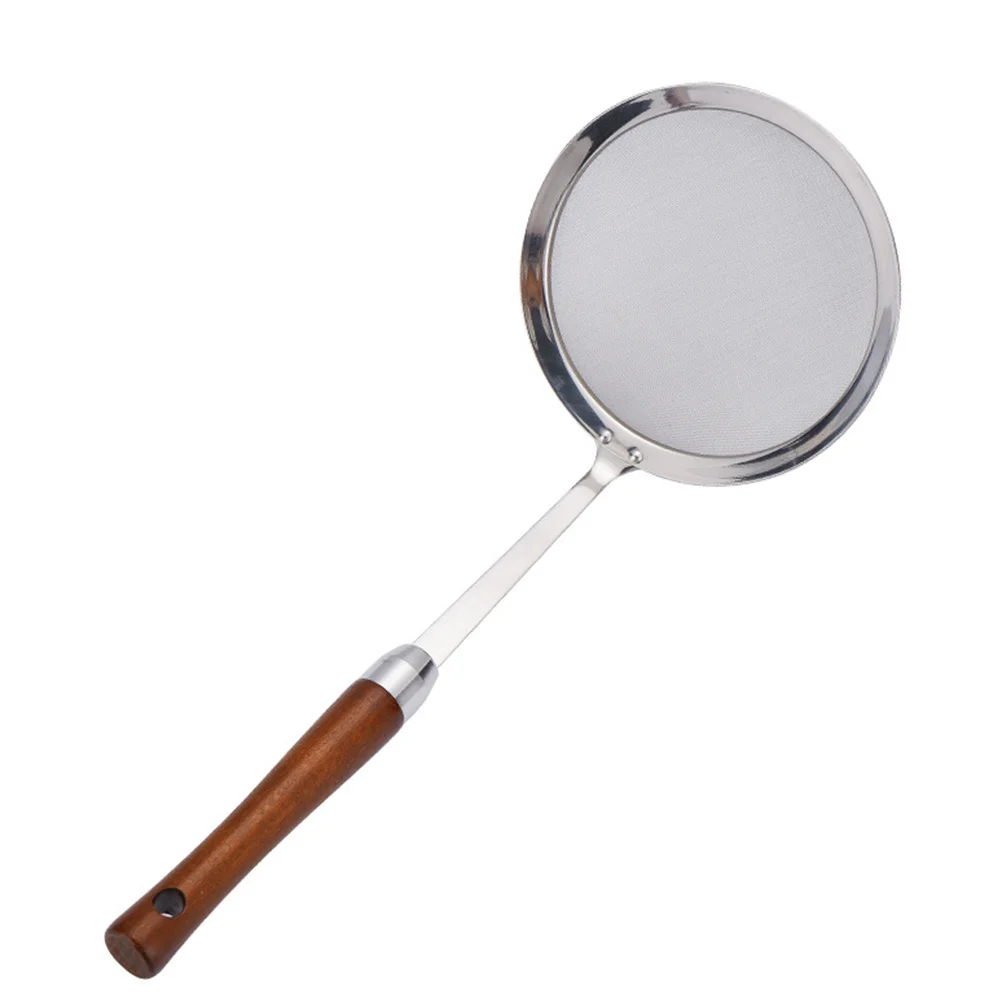 Stainless Steel Wood Handle Oil Filter Spoon High-Density Mesh Strainer Scoop for Hot Pot Cooking Soup Stews Fry Filtering
Stainless Steel Wood Handle Oil Filter Spoon High-Density Mesh Strainer Scoop for Hot Pot Cooking Soup Stews Fry Filtering