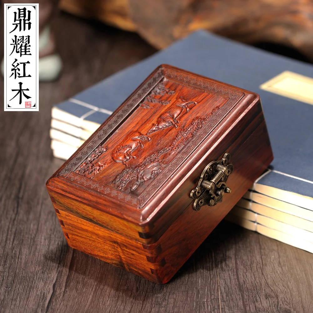 Rosewood Box Hand Pieces Jewelry Box Wenwan Walnut Box Handle Walnut Carving Retro Small Wooden Box Jewelry Storage
Rosewood Box Hand Pieces Jewelry Box Wenwan Walnut Box Handle Walnut Carving Retro Small Wooden Box Jewelry Storage