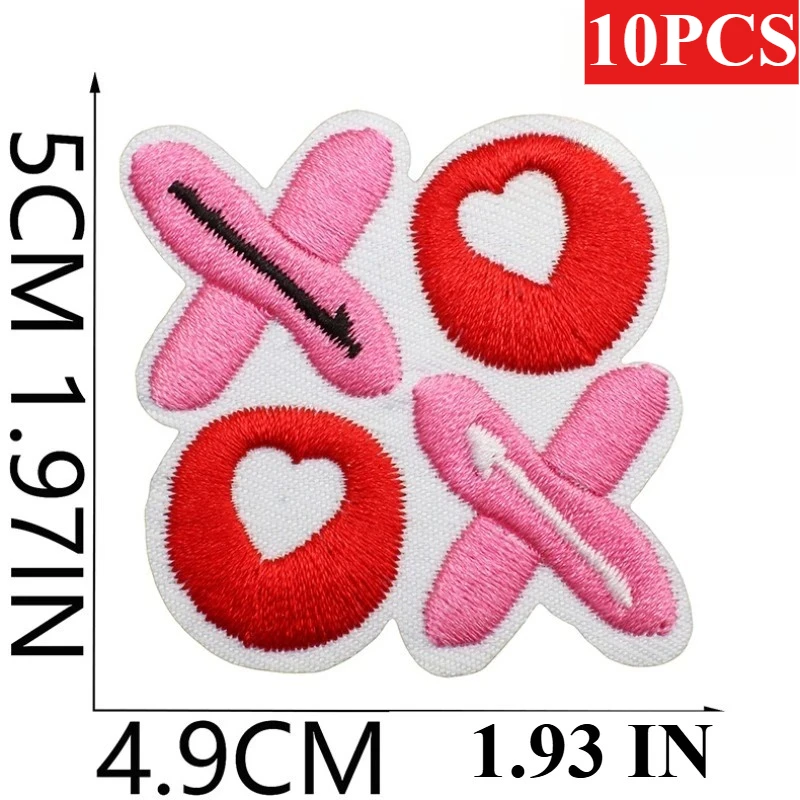 10PCS Set of Bulk DIY Pink Style Embroidery Patches Cloth for Hats/T-shirt/Jeans Girls Kids Iron on Valentine Heart Shape Patch
10PCS Set of Bulk DIY Pink Style Embroidery Patches Cloth for Hats/T-shirt/Jeans Girls Kids Iron on Valentine Heart Shape Patch