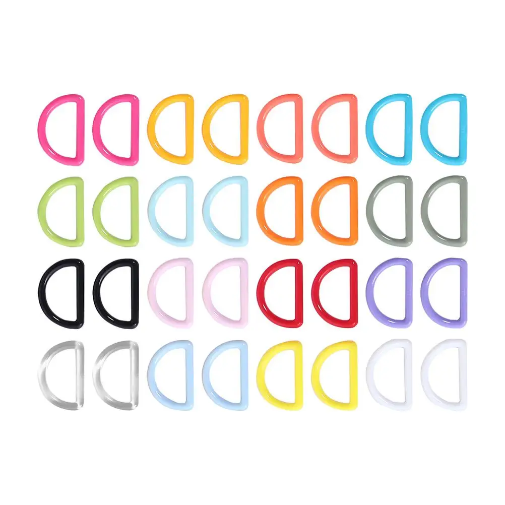 48pcs D Ring Buckles Plastic Lightweight D shaped Accessories for H bags Backpacks Collars Straps Hammocks Luggage Clothes Non
48pcs D Ring Buckles Plastic Lightweight D shaped Accessories for H bags Backpacks Collars Straps Hammocks Luggage Clothes Non