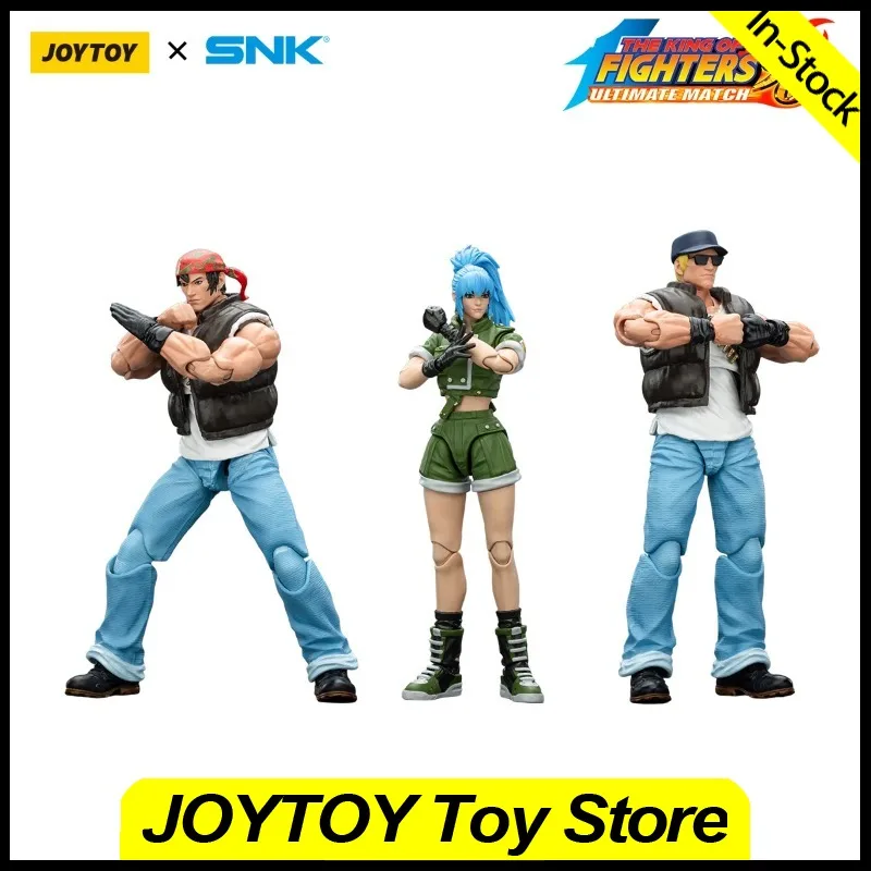 In Stock JOYTOY Action Figure 1/18 SNK KOF 98UM Ikari Warriors Team Leona Heidern Ralf Jones Clark Still Model Toys Gifts
In Stock JOYTOY Action Figure 1/18 SNK KOF 98UM Ikari Warriors Team Leona Heidern Ralf Jones Clark Still Model Toys Gifts