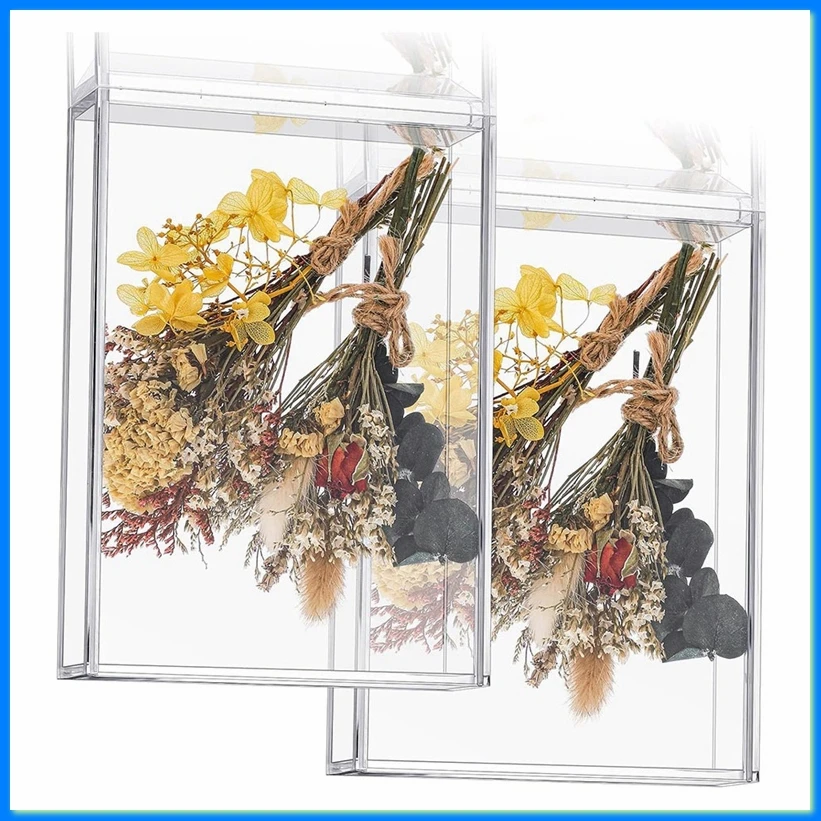2 Pcs Acrylic Shadow Boxes Display Cases, Shadow Box DIY Frame Clear Acrylic Display Cases Wedding Memory Dried Flower-A57M
2 Pcs Acrylic Shadow Boxes Display Cases, Shadow Box DIY Frame Clear Acrylic Display Cases Wedding Memory Dried Flower-A57M