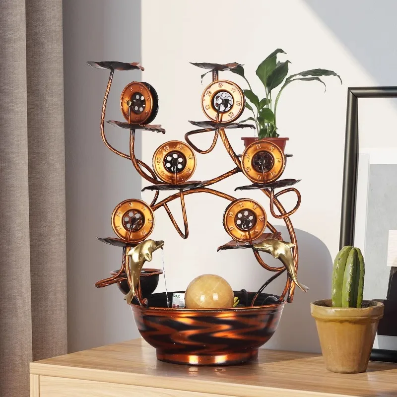 Pure copper flowing water ornament transshipment natural ball living room home outdoor courtyard circulating water landing lucky
Pure copper flowing water ornament transshipment natural ball living room home outdoor courtyard circulating water landing lucky