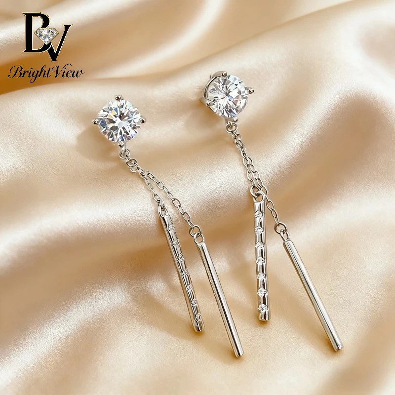 Handmade S925 Silver D Color Moissanite Tassel Drop Earrings for Women Long Dangle Sparkling Fine Jewelry
Handmade S925 Silver D Color Moissanite Tassel Drop Earrings for Women Long Dangle Sparkling Fine Jewelry