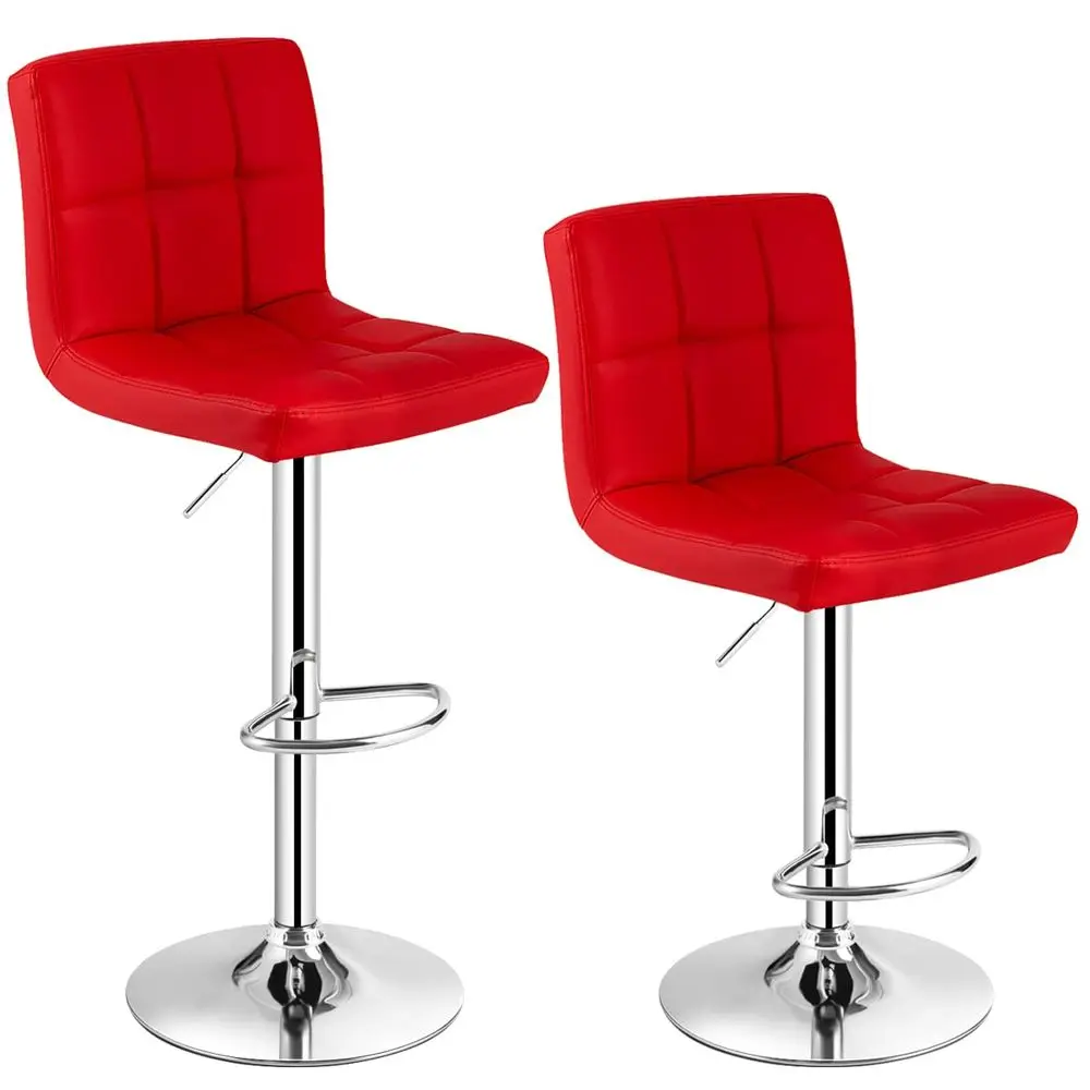 Bar Stools Set of 2, PU Leather Bar Chairs with Adjustable Height, 360 Swivel Seat, Footrest amp AntiSlip Metal Base, Armless C
Bar Stools Set of 2, PU Leather Bar Chairs with Adjustable Height, 360 Swivel Seat, Footrest amp AntiSlip Metal Base, Armless C