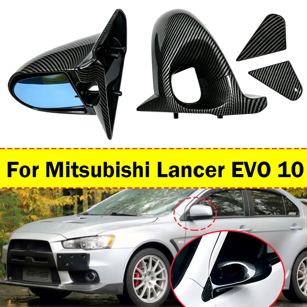 For Mitsubishi Lancer EVO 10 Spoon Style Car Side Wing View Mirror Manual Adjustable Rearview Mirror Carbon Pattern Style
For Mitsubishi Lancer EVO 10 Spoon Style Car Side Wing View Mirror Manual Adjustable Rearview Mirror Carbon Pattern Style