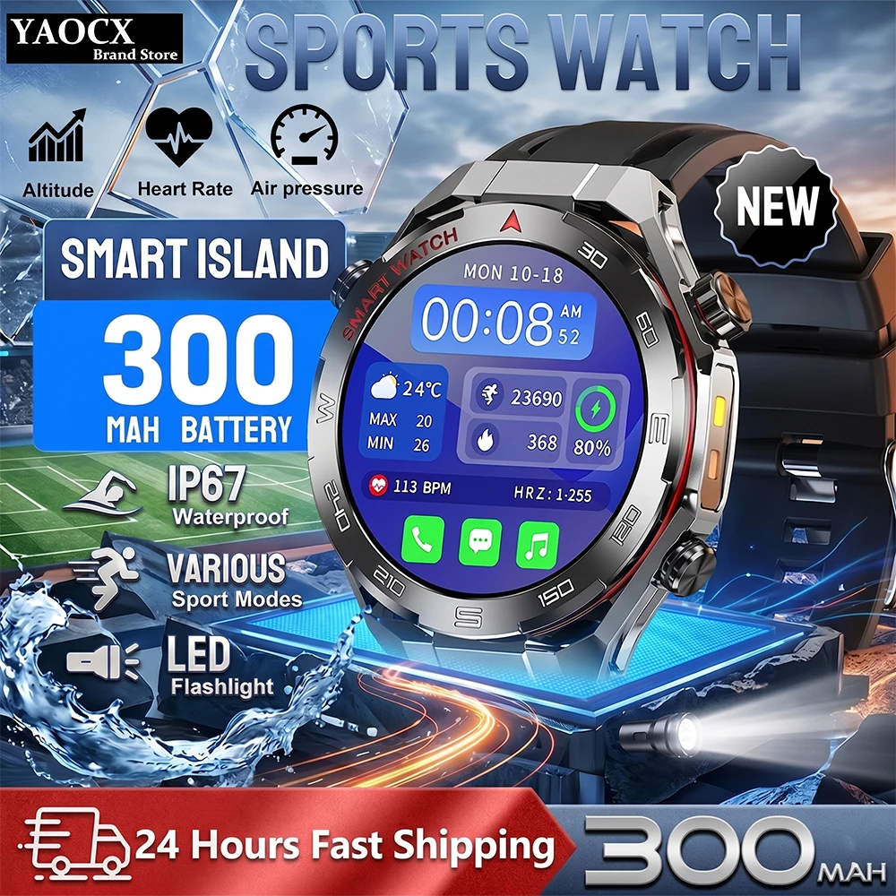 2026 New Sports SmartWatch Bluetooth Call 1.46 Inch HD Display 300mAh Battery Multi Sport Mode Health Monitoring IP67 Waterproof
2026 New Sports SmartWatch Bluetooth Call 1.46 Inch HD Display 300mAh Battery Multi Sport Mode Health Monitoring IP67 Waterproof