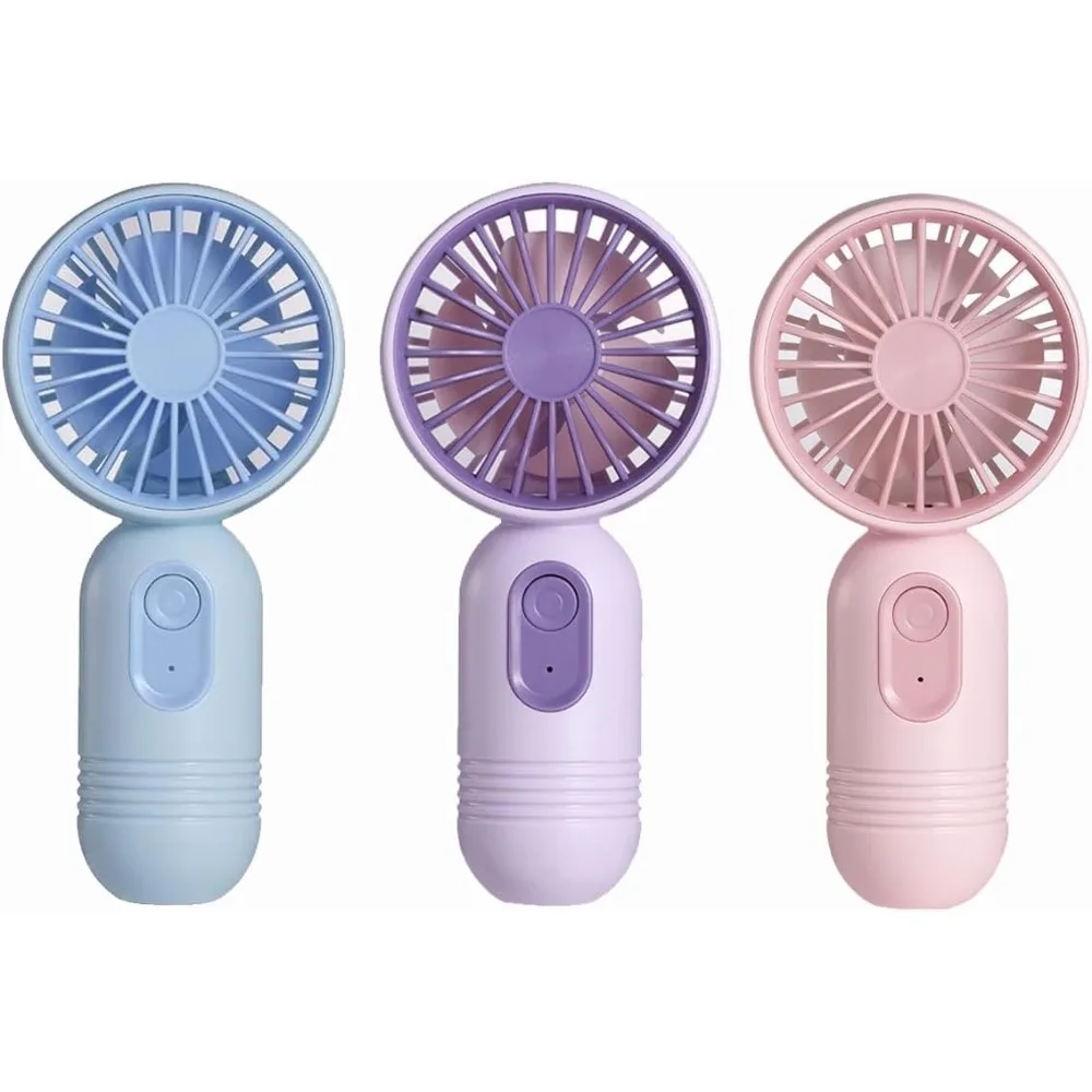 Mini Portable Fan 3 Pack, Cute Handheld Battery Operated Lightweight Small Personal Fan with 3 Speeds and USB Rechargeable Eyelash Fans for Stylish Girl Kids Women Men Office Outdoor Travel Camping
Mini Portable Fan 3 Pack, Cute Handheld Battery Operated Lightweight Small Personal Fan with 3 Speeds and USB Rechargeable Eyelash Fans for Stylish Girl Kids Women Men Office Outdoor Travel Camping
