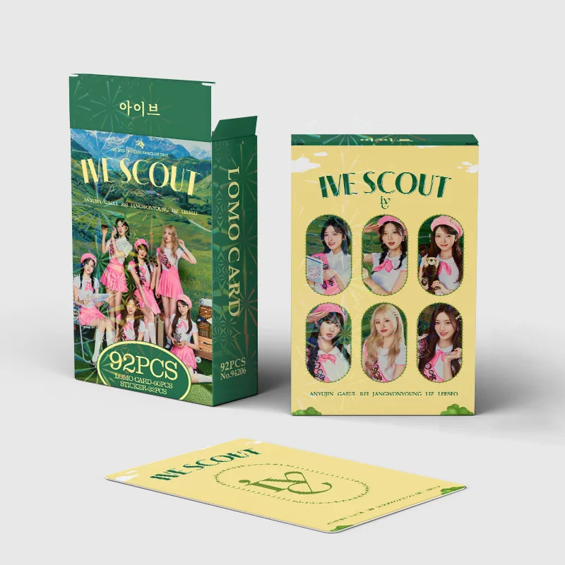 92pcs Korean Band IVE Photo Card and Stickers IVE Yujin Gaeul Wonyoung LIZ Rei Leeseo LOMO Card Waterproof HD Stickers Fans Gift
92pcs Korean Band IVE Photo Card and Stickers IVE Yujin Gaeul Wonyoung LIZ Rei Leeseo LOMO Card Waterproof HD Stickers Fans Gift