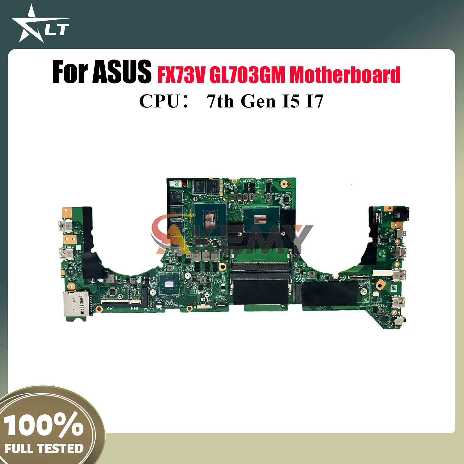 GL703VM Laptop Motherboard For ASUS ROG Strix GL703V FX73V GL703GM Notebook Mainboard With I5 I7 CPU 100% tests OK fast shipping
GL703VM Laptop Motherboard For ASUS ROG Strix GL703V FX73V GL703GM Notebook Mainboard With I5 I7 CPU 100% tests OK fast shipping