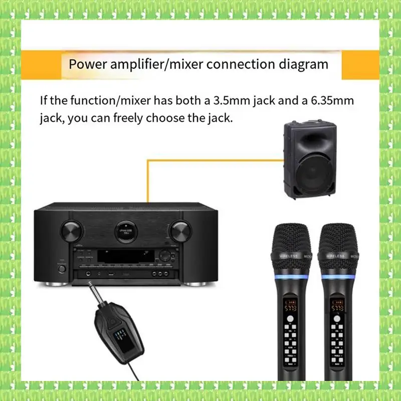 Universal Microphone UF Segment Pk Song Microphone High And Low Wireless Microphone Black
Universal Microphone UF Segment Pk Song Microphone High And Low Wireless Microphone Black