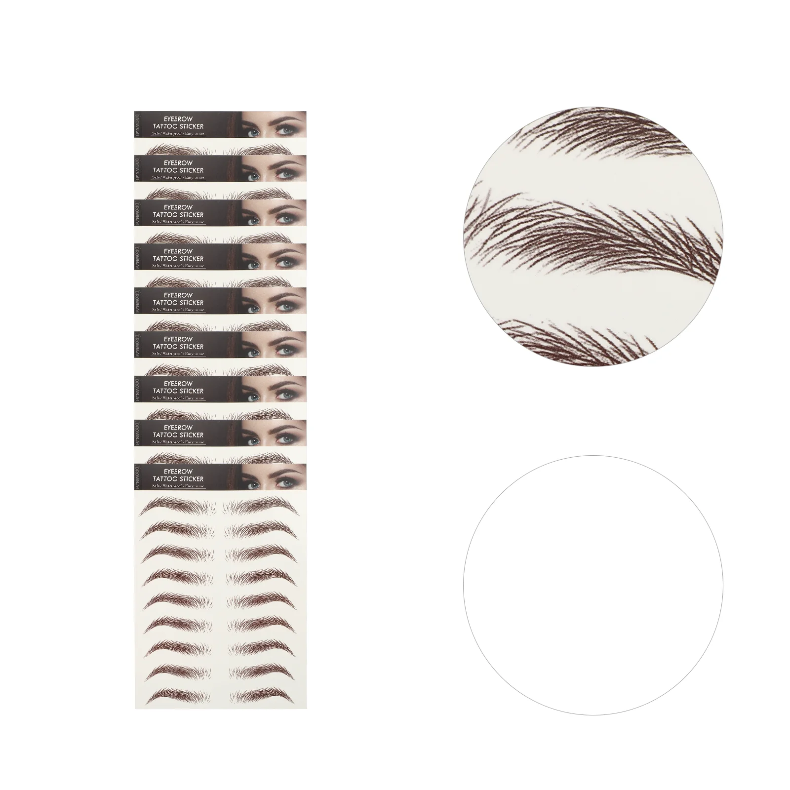 9 Sheets Waterproof Eyebrow Stickers False 6D Hair Like Transfer Tattoo Tool Temporary Makeup Artificial Easy Use
9 Sheets Waterproof Eyebrow Stickers False 6D Hair Like Transfer Tattoo Tool Temporary Makeup Artificial Easy Use