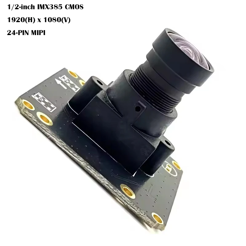 2MP HD 1080P CMOS IMX385 Mipi Camera Module 100° 30FPS 24-PIN MIPI , MJPEG, YUY2 for Production Vision
2MP HD 1080P CMOS IMX385 Mipi Camera Module 100° 30FPS 24-PIN MIPI , MJPEG, YUY2 for Production Vision