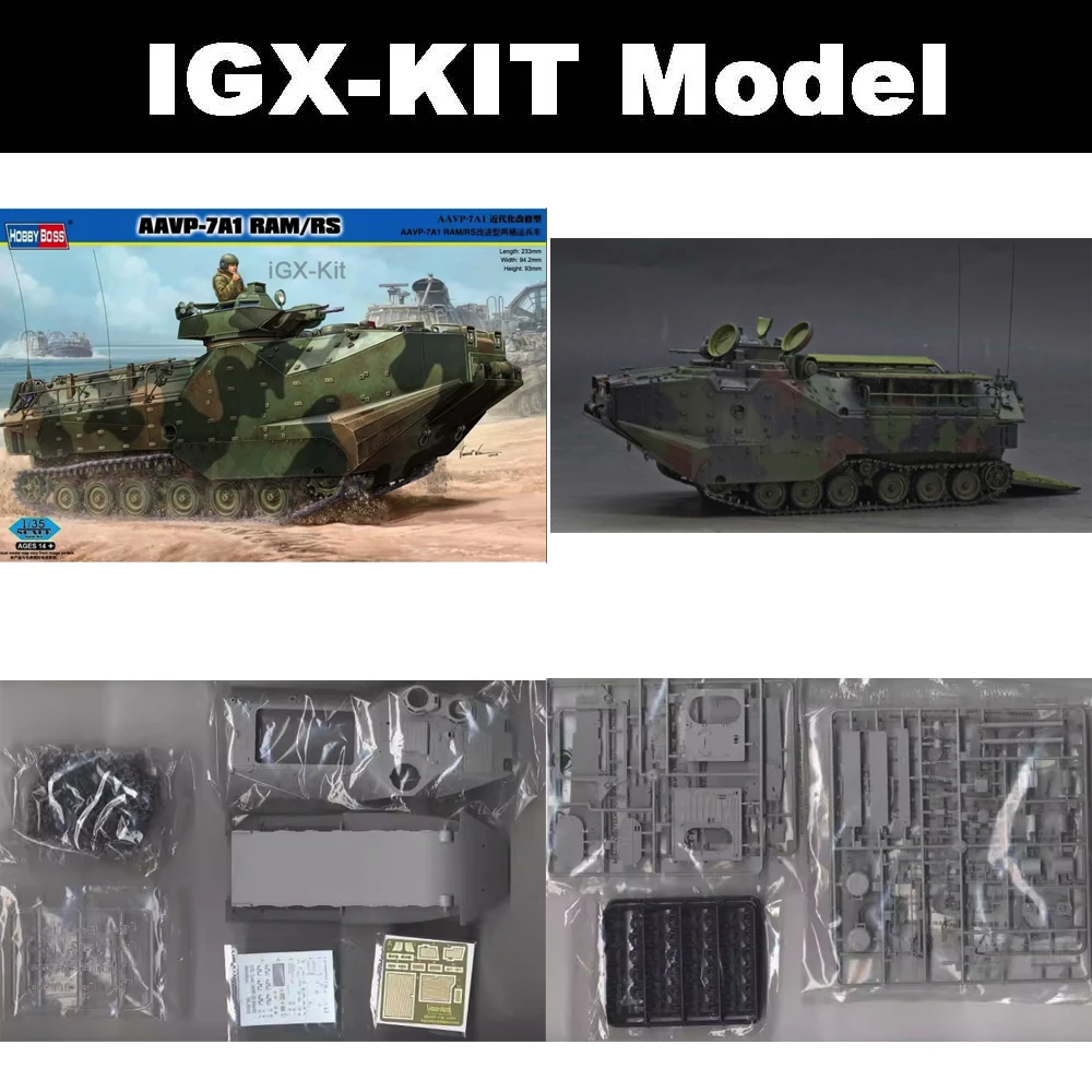 Hobbyboss 82415 1/35 Scale AAVP-7A1 AAVP7A1 RAM RS Amphibious Personnel Carrier Vehicle Hobby Craft Toy Plastic Model Kit
Hobbyboss 82415 1/35 Scale AAVP-7A1 AAVP7A1 RAM RS Amphibious Personnel Carrier Vehicle Hobby Craft Toy Plastic Model Kit
