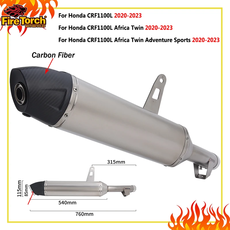 Для мотоцикла HONDA CRF1100L Africa Twin Adventure Sports 2020-2023: выхлопная система, соединительная труба, глушитель с DB-киллером, карбоновый глушитель
Для мотоцикла HONDA CRF1100L Africa Twin Adventure Sports 2020-2023: выхлопная система, соединительная труба, глушитель с DB-киллером, карбоновый глушитель