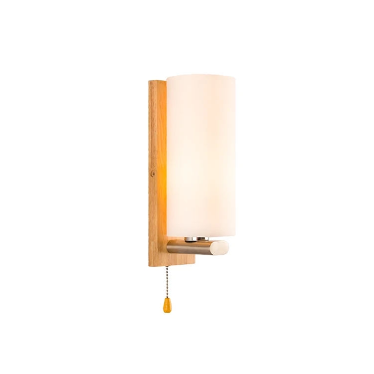 Nordic minimalist diode E27 bulb frosted glass wood wall lamp retro warm atmosphere bedroom wall lamp
Nordic minimalist diode E27 bulb frosted glass wood wall lamp retro warm atmosphere bedroom wall lamp