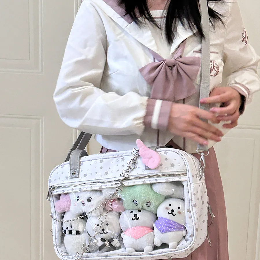 Star point uniform pain bag anime baby bag 10cm 15cm single shoulder diagonal jk Japanese series high-capacity commuting star ch
Star point uniform pain bag anime baby bag 10cm 15cm single shoulder diagonal jk Japanese series high-capacity commuting star ch
