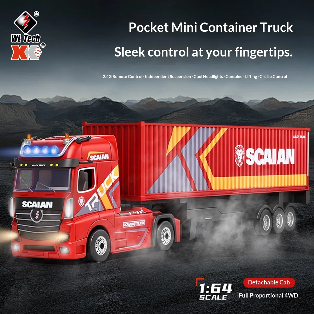 Scaian Rc Semi Trailer Truck 6408 1 64 Full Scale Remote Control Replacement Tires Drift Racing Simulation Vehicle For Adults
Scaian Rc Semi Trailer Truck 6408 1 64 Full Scale Remote Control Replacement Tires Drift Racing Simulation Vehicle For Adults