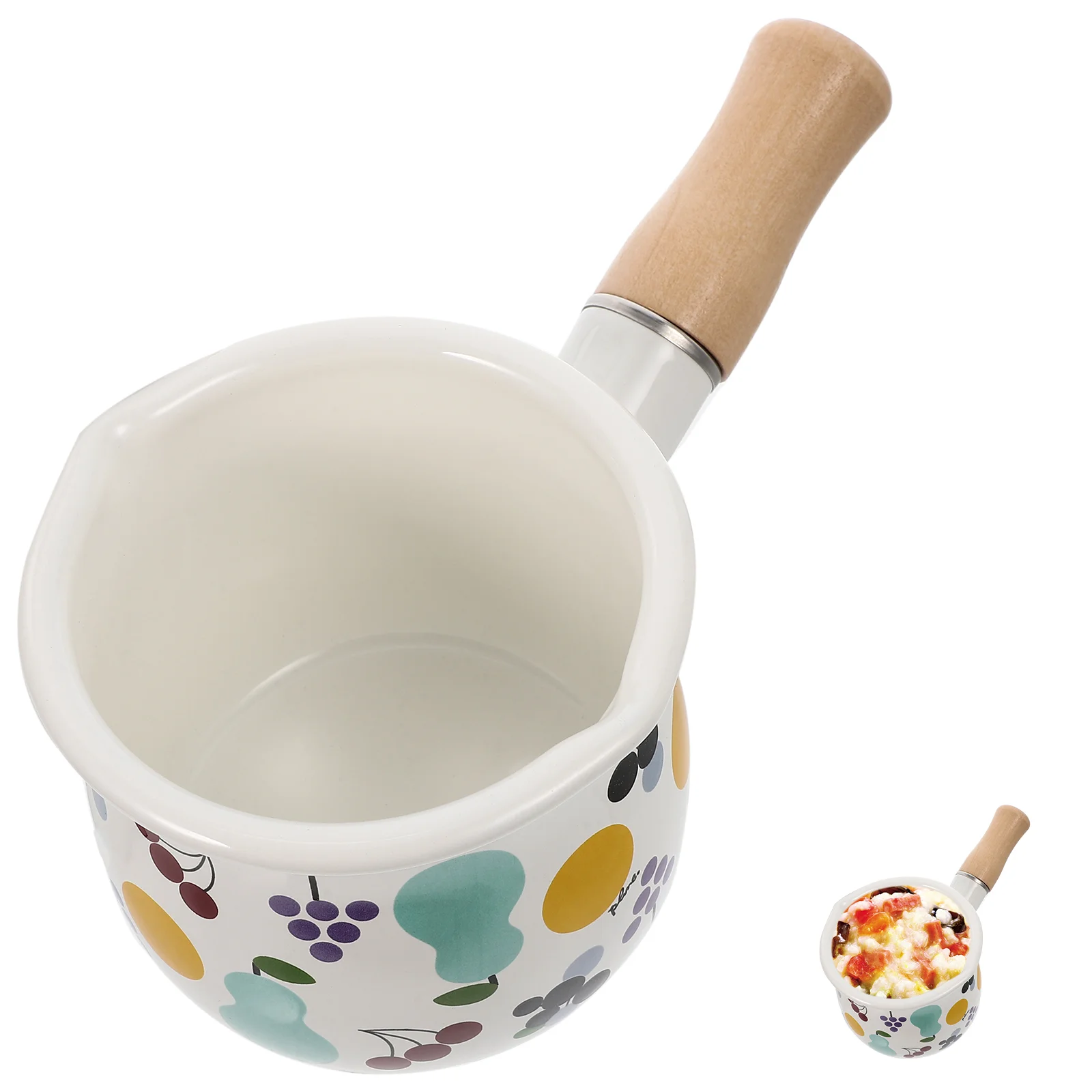 Small Pot Enamel Milk Baby Food Sauce Pan Casserole Infant Assisted Handled Purple Butter Warmer
Small Pot Enamel Milk Baby Food Sauce Pan Casserole Infant Assisted Handled Purple Butter Warmer