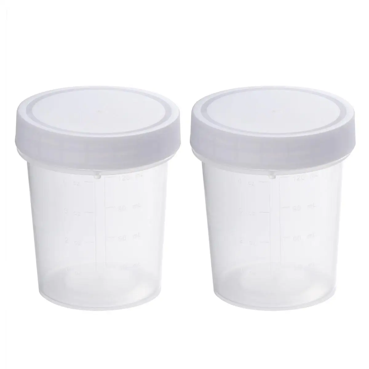 2 Pcs 120ml Urine Cups Specimen Containers Leak Proof Plastic Histology Cytology Medical Testing Sample
2 Pcs 120ml Urine Cups Specimen Containers Leak Proof Plastic Histology Cytology Medical Testing Sample