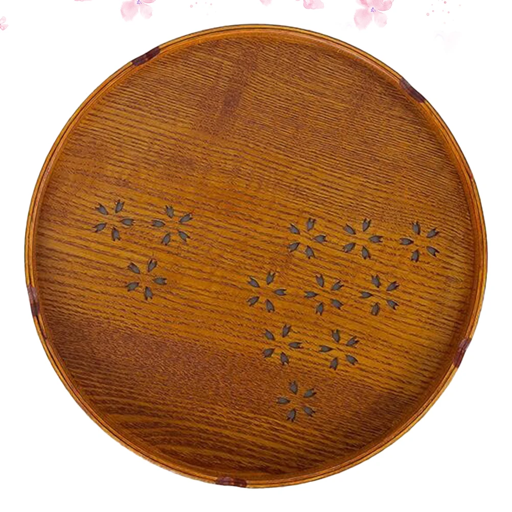 1Pcs Wooden Fruit Tray Round Hollow Design Teaboard Snack Tray Storage 27cm Wood Color for Table Serving
1Pcs Wooden Fruit Tray Round Hollow Design Teaboard Snack Tray Storage 27cm Wood Color for Table Serving