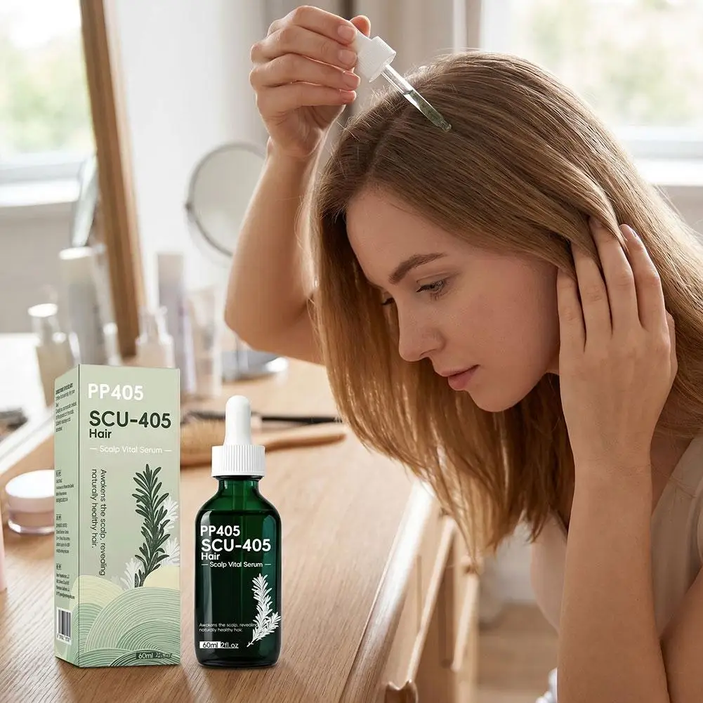 60ml Natural Healthy Hair Growth Oil Scalp Repair Vitality Essence Awaken Scalp Revealing PP405 SCU-405 Hair Scalp Vital Serum
60ml Natural Healthy Hair Growth Oil Scalp Repair Vitality Essence Awaken Scalp Revealing PP405 SCU-405 Hair Scalp Vital Serum