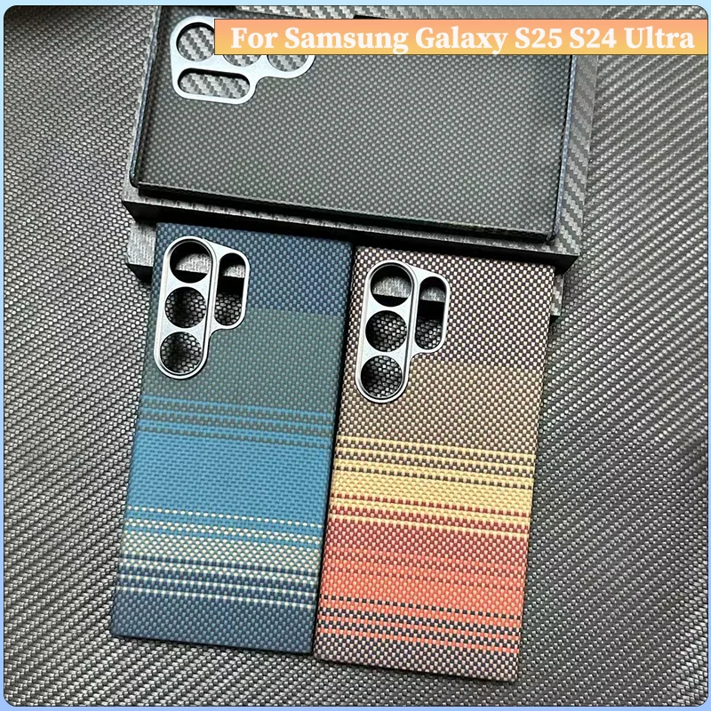 Fiber De Carbone Véritable Pure Pour Samsung Galaxy S24 S25Ultra, Étui Ultra Fin En Fiber D'aramide Avec Magnétique Pour Magsafe
Fiber De Carbone Véritable Pure Pour Samsung Galaxy S24 S25Ultra, Étui Ultra Fin En Fiber D'aramide Avec Magnétique Pour Magsafe
