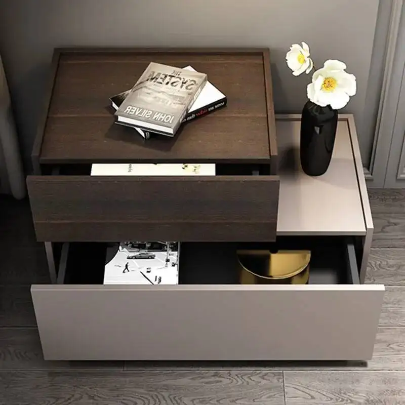 Luxury Drawers Nightstands Multifunctional Modern Wooden Nordic Bedroom Mobile Table Simple Table De Chevets Home Furniture 
Luxury Drawers Nightstands Multifunctional Modern Wooden Nordic Bedroom Mobile Table Simple Table De Chevets Home Furniture