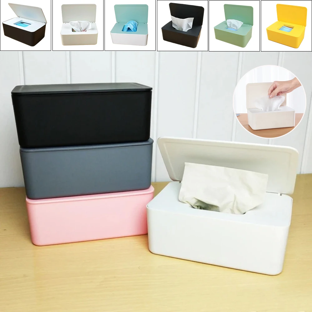 Waterproof Tissue Box Desktop Wet Paper Tissue Box Dustproof Plastic Covered Sealed Dustproof Storage Boxes with Lid 물티슈 티슈 케이스
Waterproof Tissue Box Desktop Wet Paper Tissue Box Dustproof Plastic Covered Sealed Dustproof Storage Boxes with Lid 물티슈 티슈 케이스
