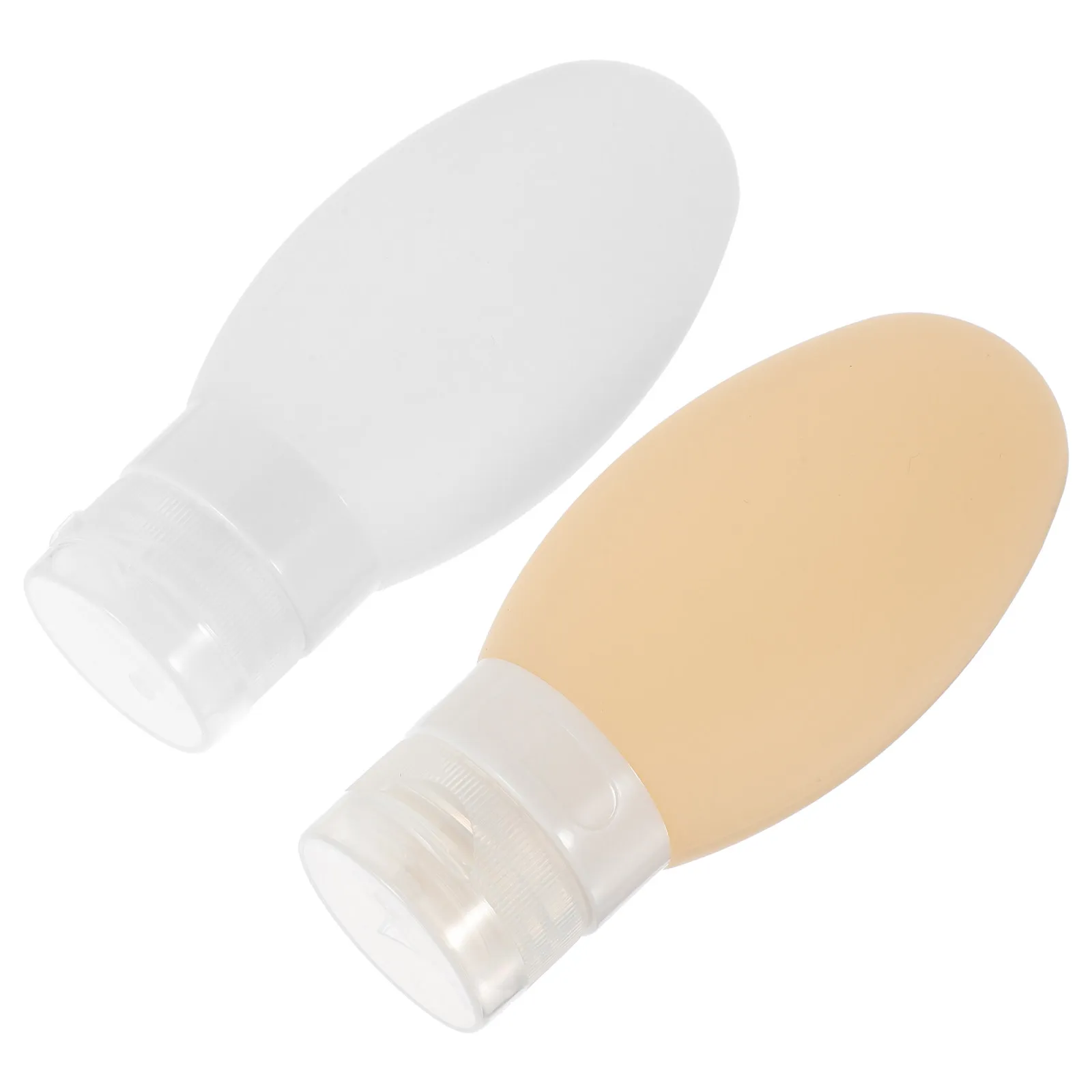 2Pcs 100Ml Bpa Free Silicone Travel Bottles No Deformation Squeezable Refillable Liquid Containers for Toiletries Shampoo Gel on
2Pcs 100Ml Bpa Free Silicone Travel Bottles No Deformation Squeezable Refillable Liquid Containers for Toiletries Shampoo Gel on