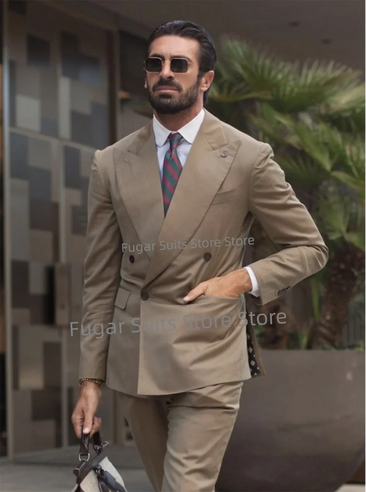 Business Brown Double Breasted Wedding Suits For Men Peak Lapel Groom Tuxedos 2 Pieces Sets Fashion Male Blazer Costume Homme
Business Brown Double Breasted Wedding Suits For Men Peak Lapel Groom Tuxedos 2 Pieces Sets Fashion Male Blazer Costume Homme